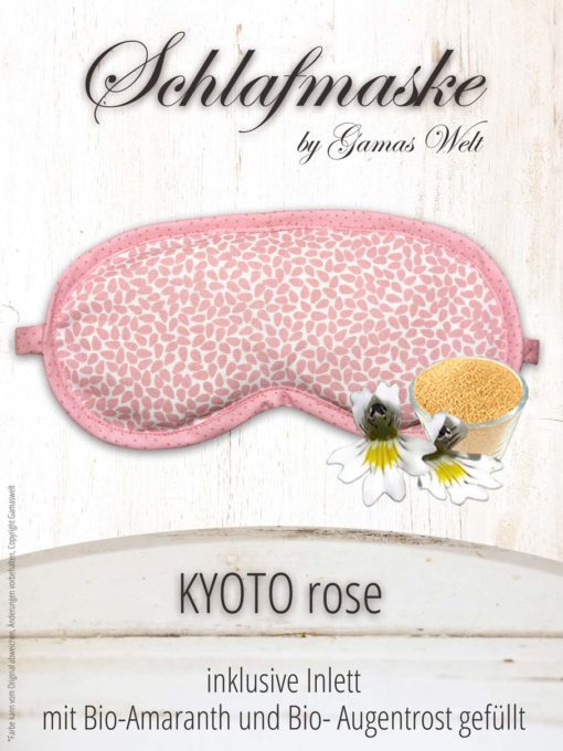 Gamaswelt Schlafmaske Kyoto rose