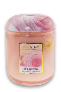 Heart and Home Rose Quartz 340g Glas gross