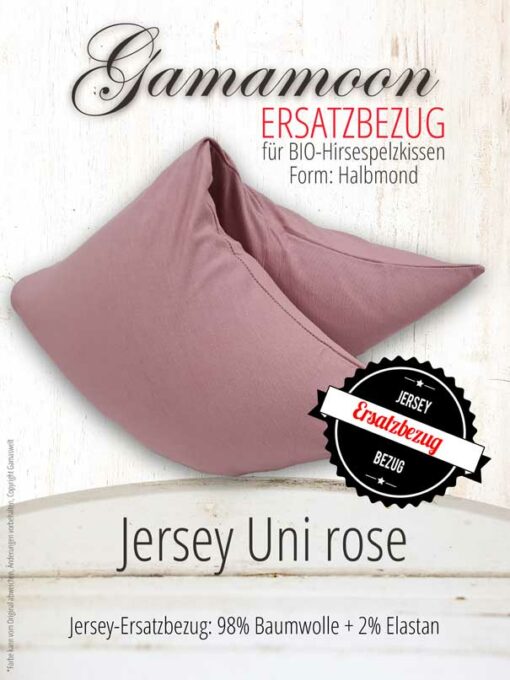 Gamamoon Ersatzbezug Jersey Uni rose