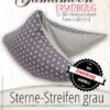 Gamamoon Ersatzbezug Sterne Streifen grau