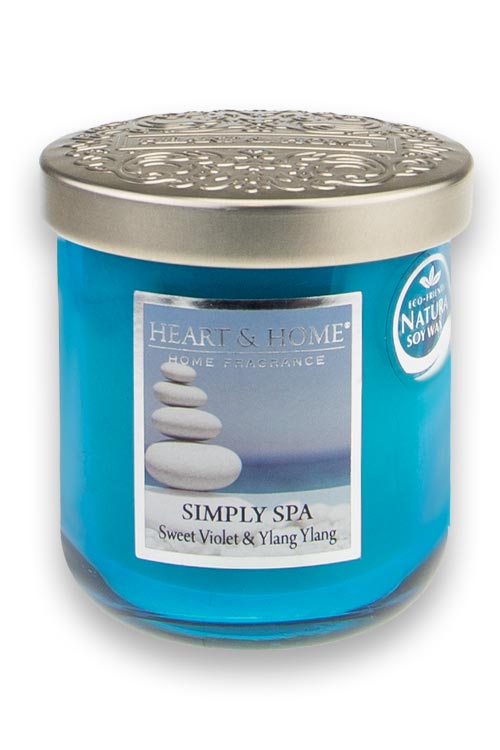 Heart and Home Simply Spa 115g Glas