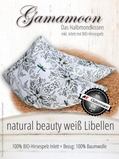 Gamamoon Natural beazty Libelle Hirsespelzkissen