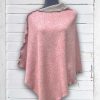 Lieblingsponcho rose beige Doubleface by Gamaswelt