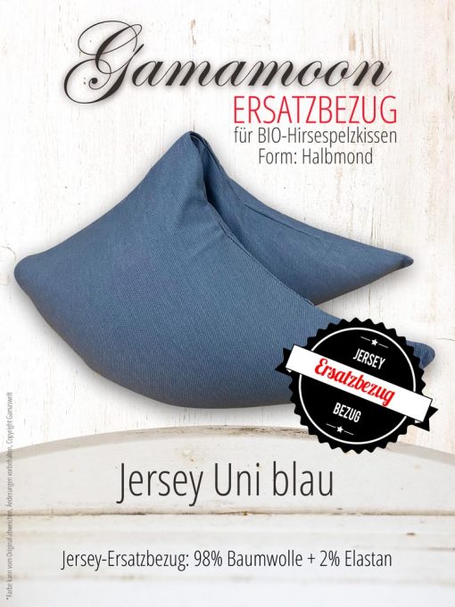 Gamamoon Ersatzbezug Jersey Uni blau