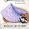 Gamamoon Ersatzbezug Timeless Ornamente rose für Halbmondkissen