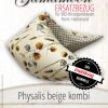 Ersatzbezug Physalis beige Kombi für Gamamoon Classic Halbmond