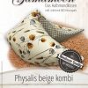 Gamamoon Nackenkissen Physalis beige kombi Hirsespelzkissen