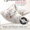 Ersatzbezug Gamamoon Bright Side Blumen weiß rose