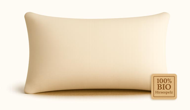 Hirsepelzkissen 40cm x 80cm , Gamamoon