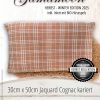 30cm x 50cm Special Edition Herbst Winter 2025, Gamamoon Cognac Kariert