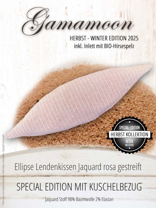 Ellipse Special Edition Herbst Winter 2025, Gamamoon rosa gestreift