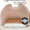 Flügelkissen Special Edition Herbst Winter 2025, Gamamoon beige gestreift